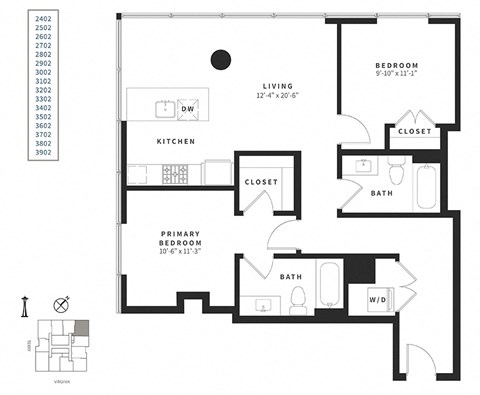 a floor plan of a house